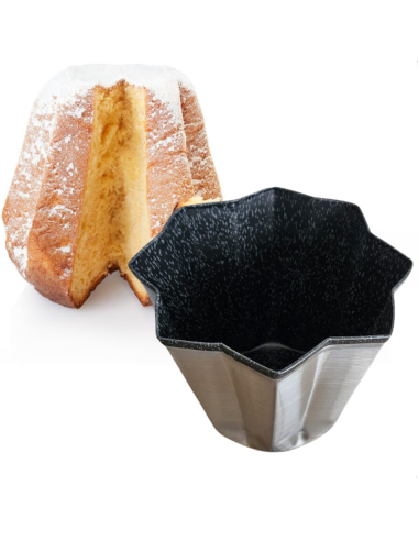 Stampo Pandoro Da 1 Kg in Alluminio Antiaderente