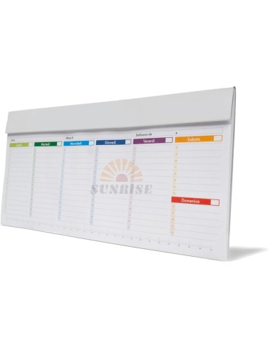 Planner Settimanale 2025 Piccolo Mini Planner Settimanale 30x15 cm